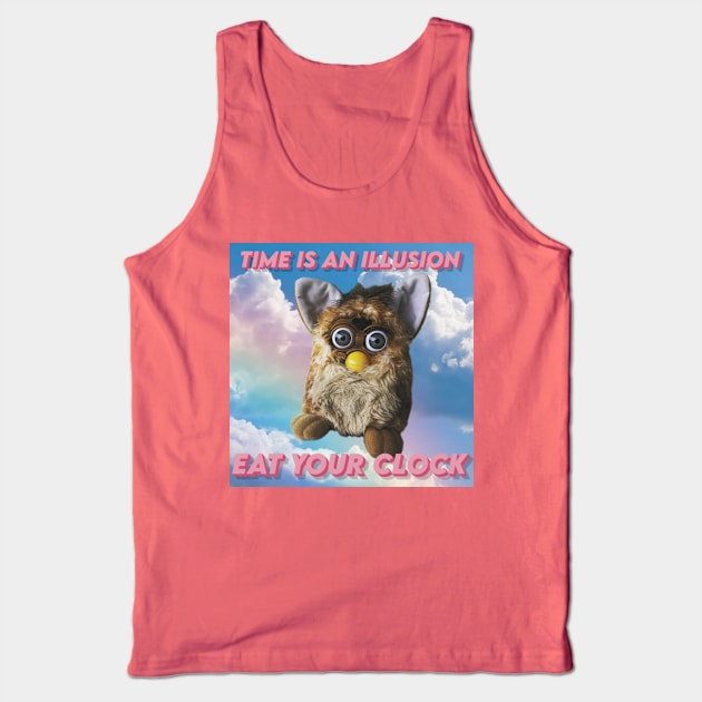 Time Is An Illusion - Sky Furby Tank Top by DILLIGAFM8